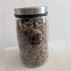 Teavana Rock Sugar 3 lbs in a Teavana glass Jar